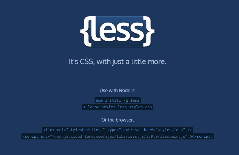Препроцессор LESS. Как установить и использовать